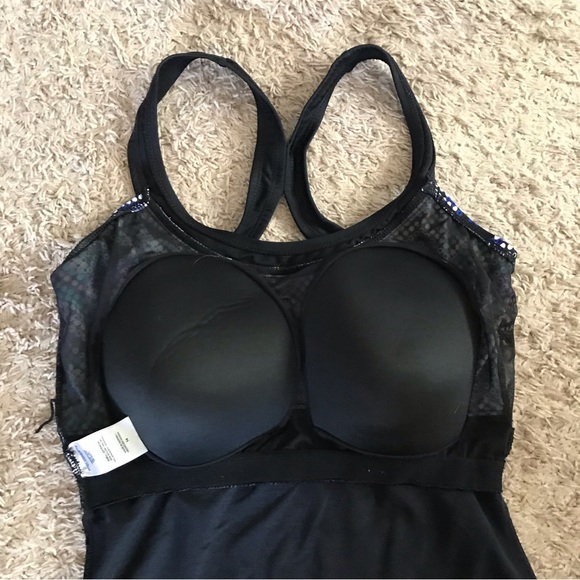 Body Concept Black Blue 1-pc Bathing Suit Swimsuit Plus Size 14 L Large Modest - Picture 11 of 16